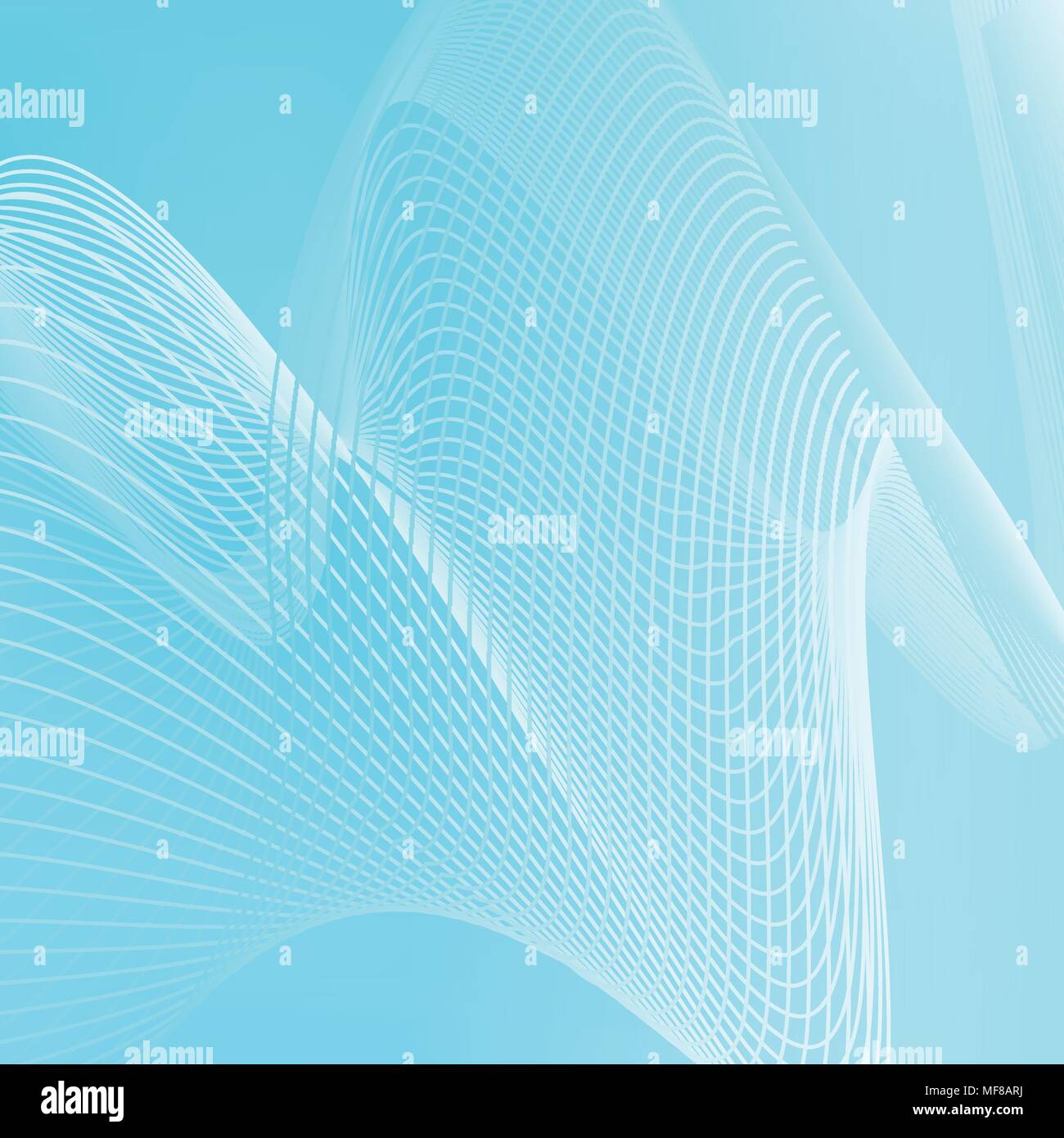 Abstrakte blaue wellenförmige Hintergrund Stock Vektor