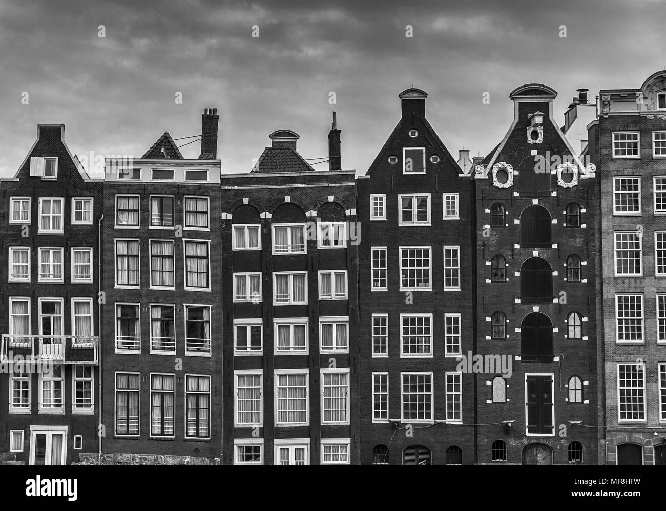 Gebäude von Amsterdam in den Niederlanden, Europa Stockfoto