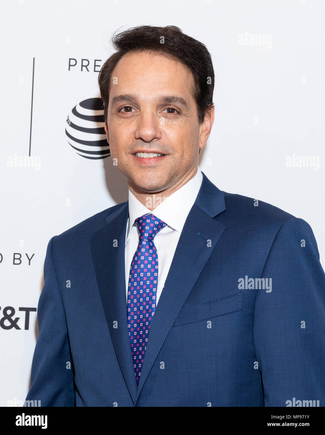 New York, USA. 24. April 2018. Ralph Macchio im Tribeca Film Festival roter Teppich Ankünfte in New York City. Credit: SOPA Images Limited/Alamy leben Nachrichten Stockfoto