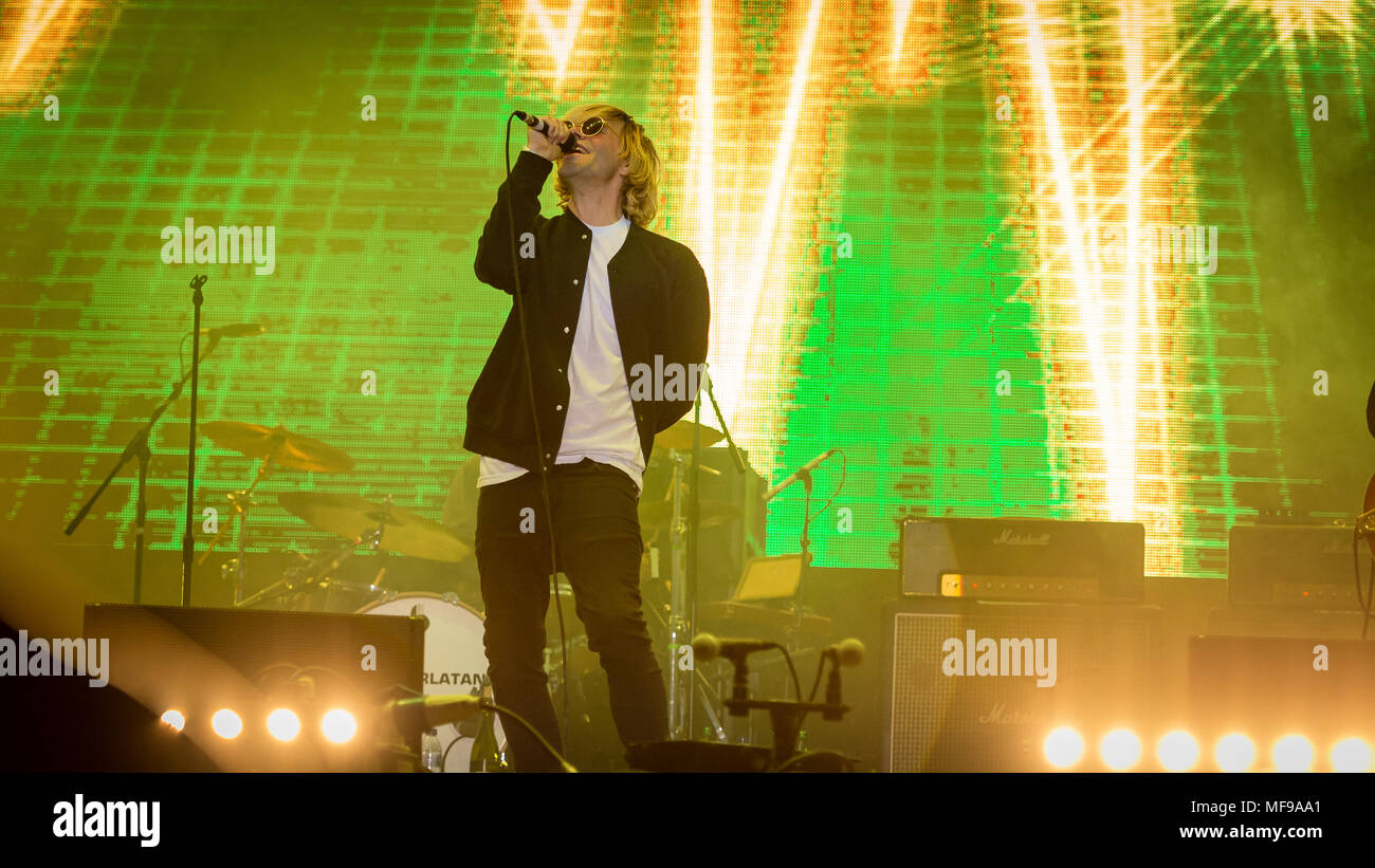 Scharlatane auf das Schloss Stadium an der siegreichen Festival 2017 Stockfoto