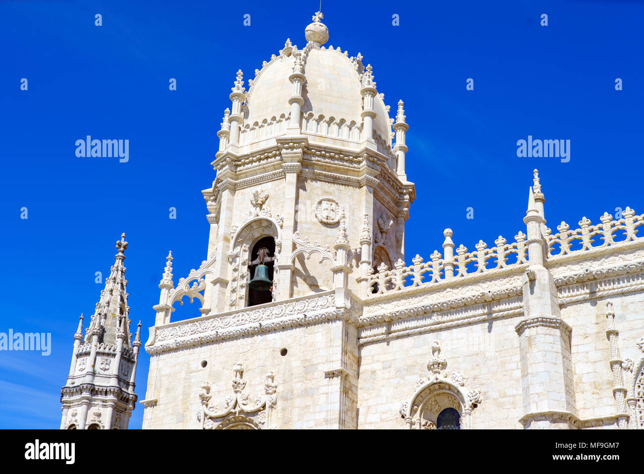 Das Hieronymus-kloster oder Hieronymites Kloster ist in Lissabon, Portugal Stockfoto