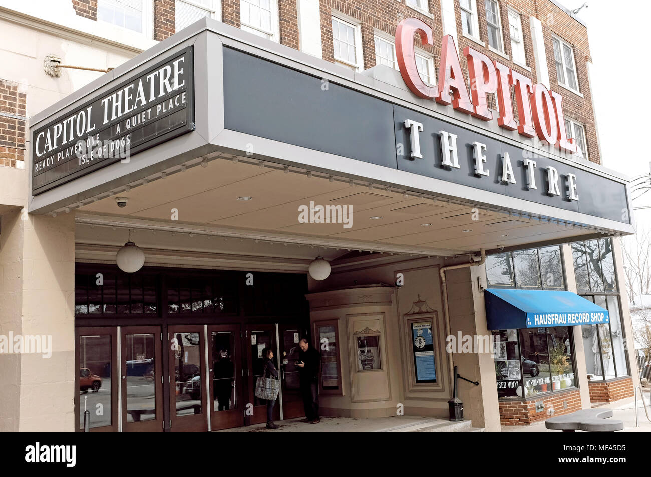 Das Capitol Theater in Cleveland, Ohio, USA wurde ursprünglich im Jahr 1921 eröffnet, wurde 2009 eröffnet und ist jetzt ein Modell für die Wiederbelebung der Nachbarschaft. Stockfoto