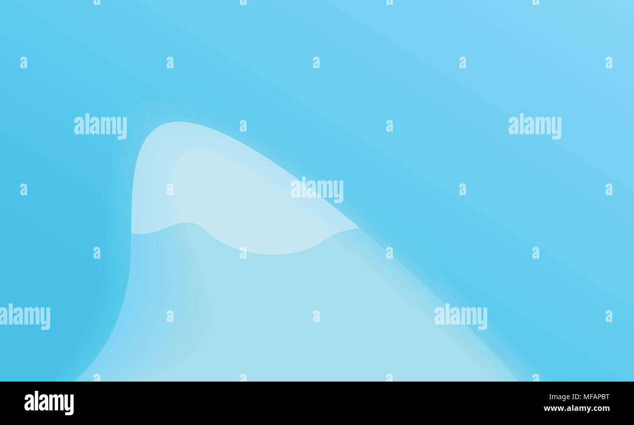 Blauer Hintergrund mit aplen Berge - Vektor Winterlandschaft im Comic-stil. Stock Vektor