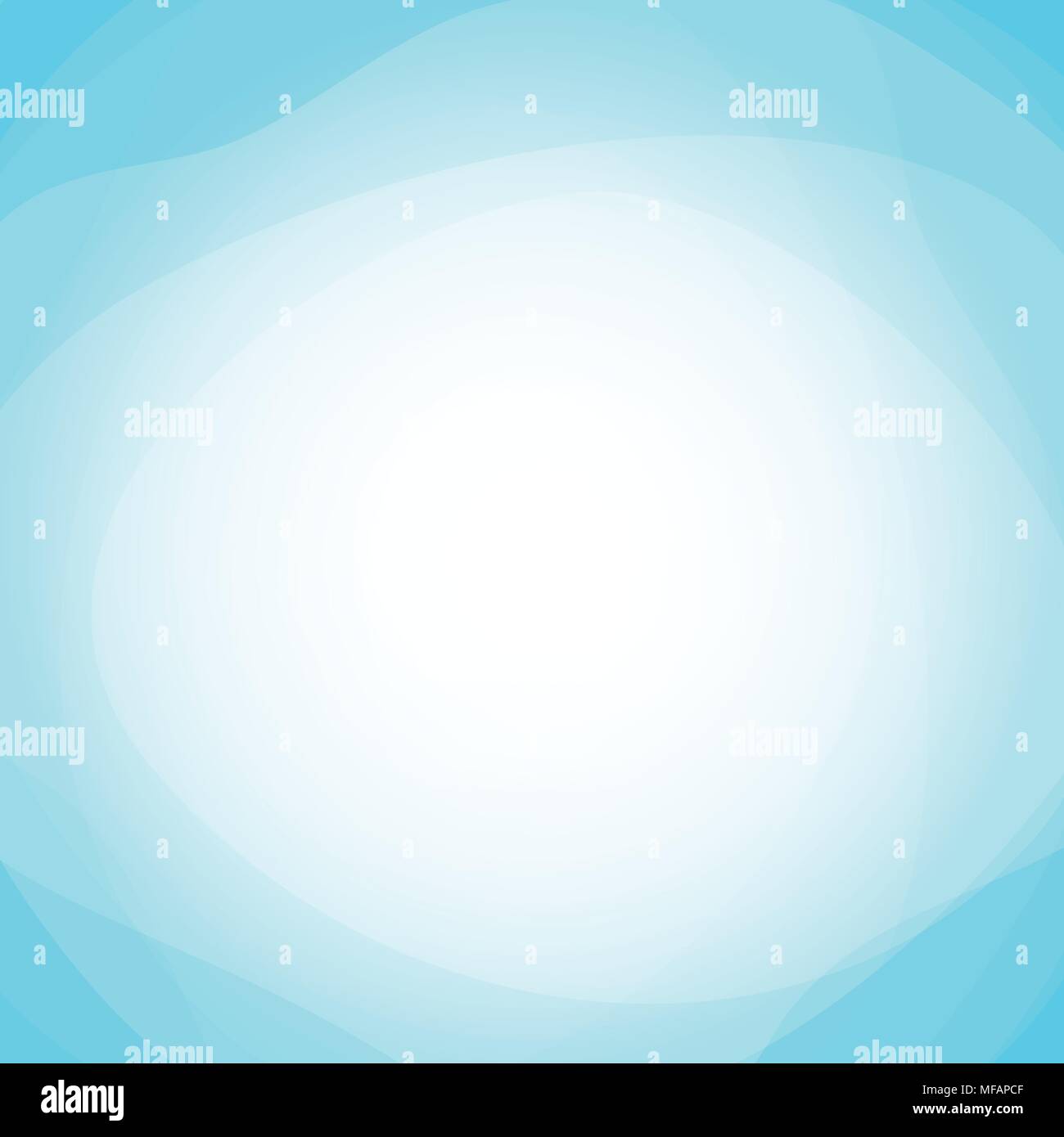 Vektor Zusammenfassung Hintergrund mit Leuchten und Glänzen im Zentrum - Blauer Hintergrund der Klaren Himmel mit Tender und leichte Stimmung. Stock Vektor