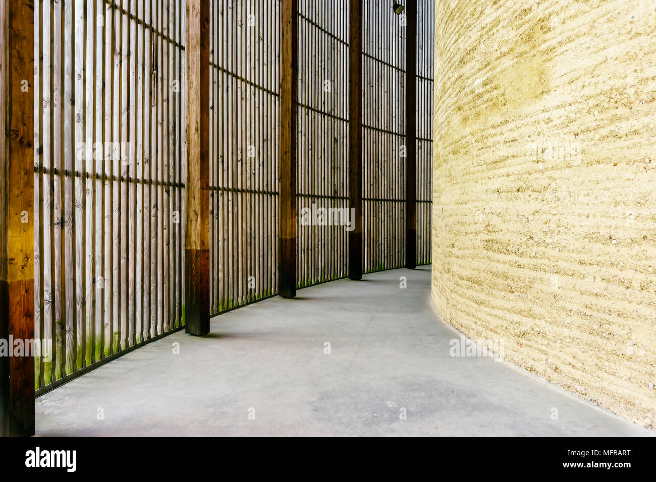 Kapelle der Versöhnung in Berlin Wall Memorial Park Stockfoto