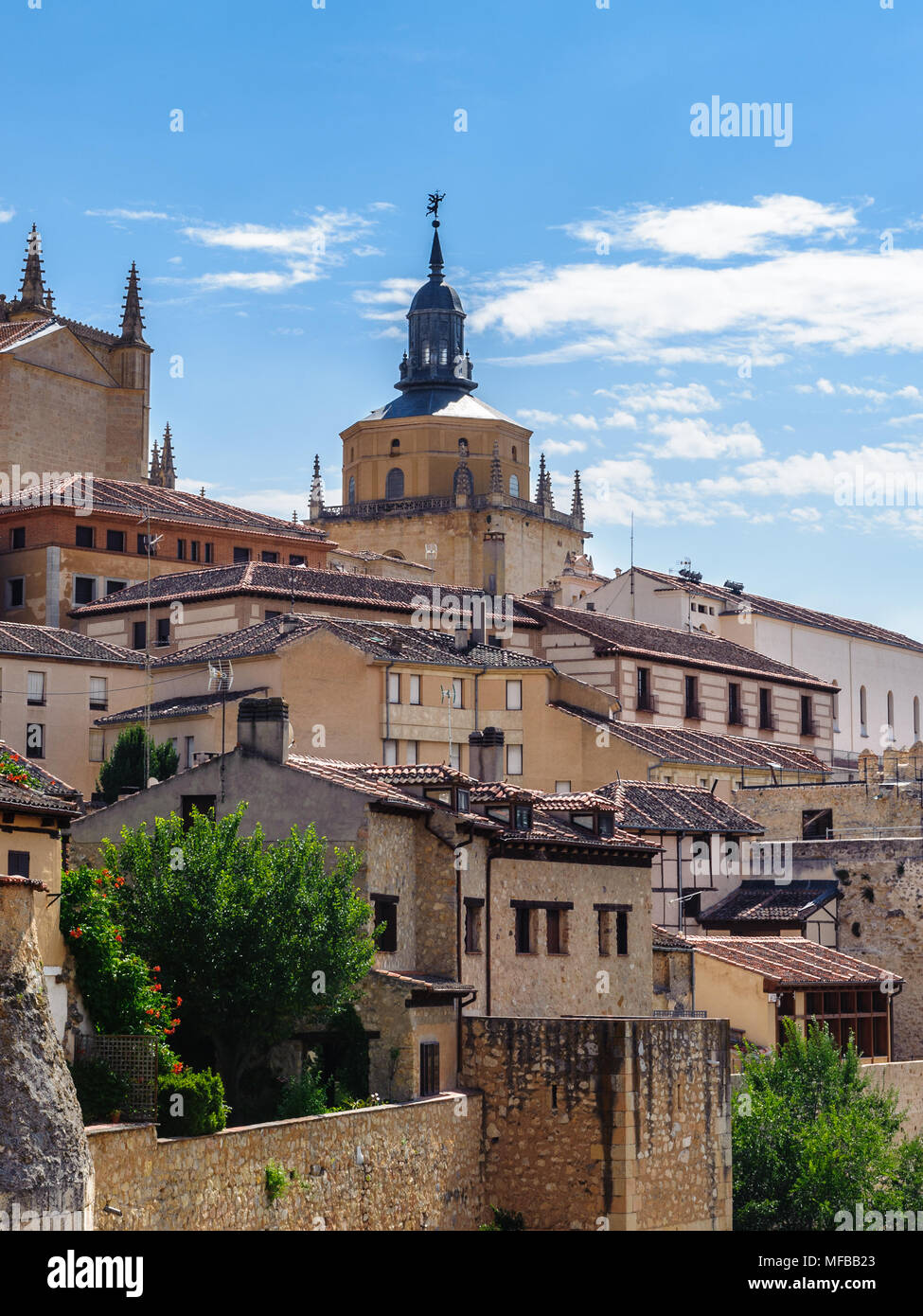 Segovia, eine Stadt in der Autonomen Region Kastilien und León, Spanien. Stockfoto