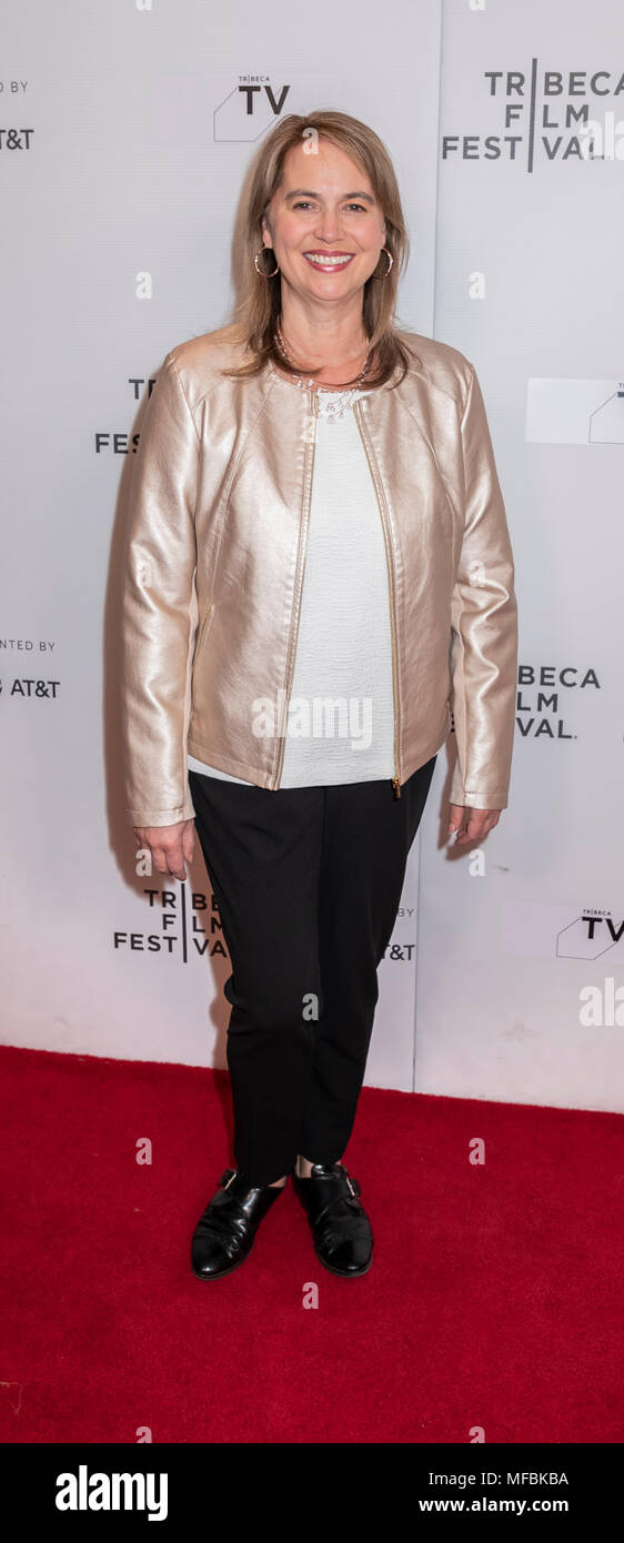 New York, NY, USA - 23. April 2018: Susan Deming besucht das Screening von "tantal" im Tribeca TV: Indie Piloten während des Tribeca Film Festival 2018 Stockfoto