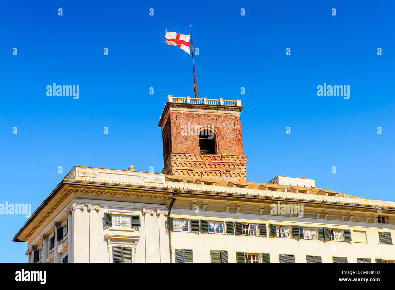 Architektur von Genua, Italien. Stockfoto