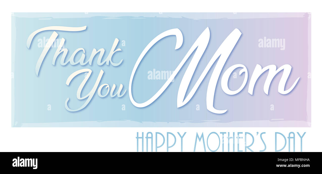 Danke Mama. Happy Mother's Day. Stockfoto