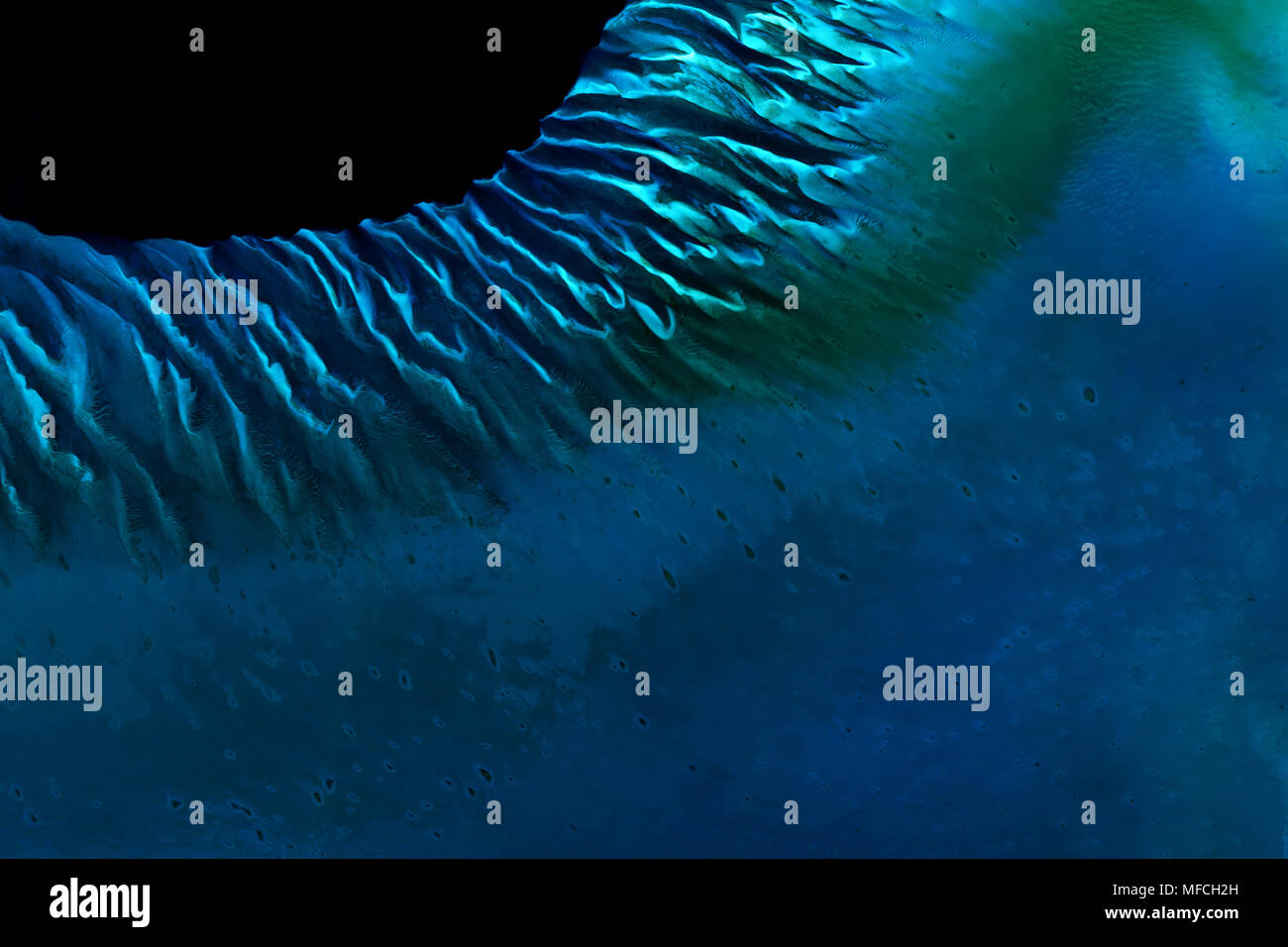 Großartig Bahama Banken gesehen vom Weltraum-Copernicus Sentinel data enthält der ESA geändert Stockfoto
