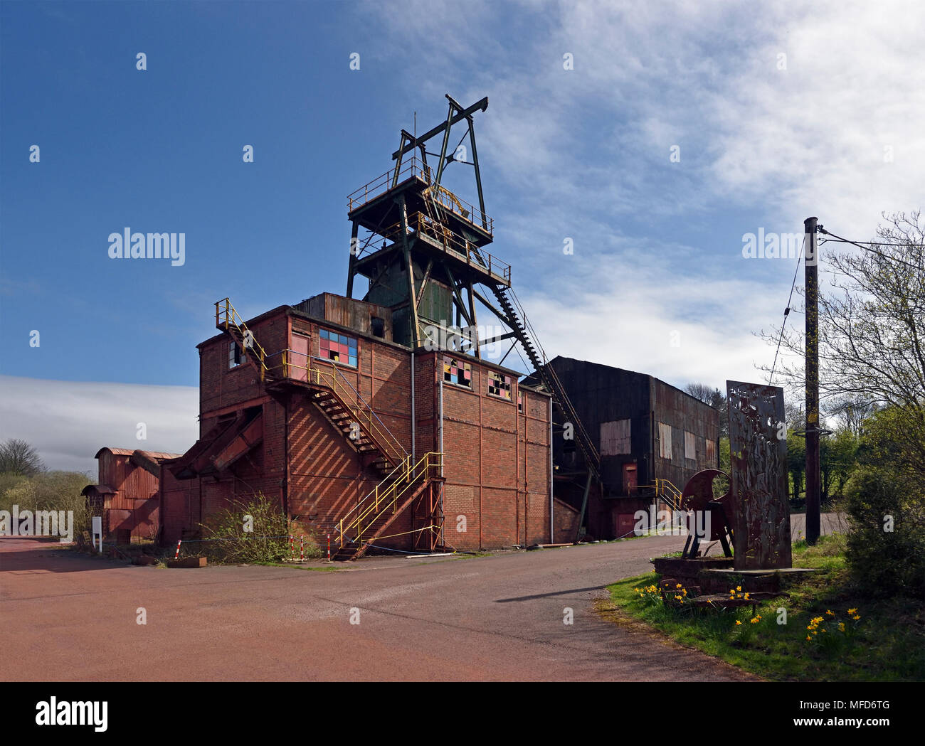 Florenz Mine Gebäude. Egremont, Cumbria, England, Vereinigtes Königreich, Europa. Stockfoto