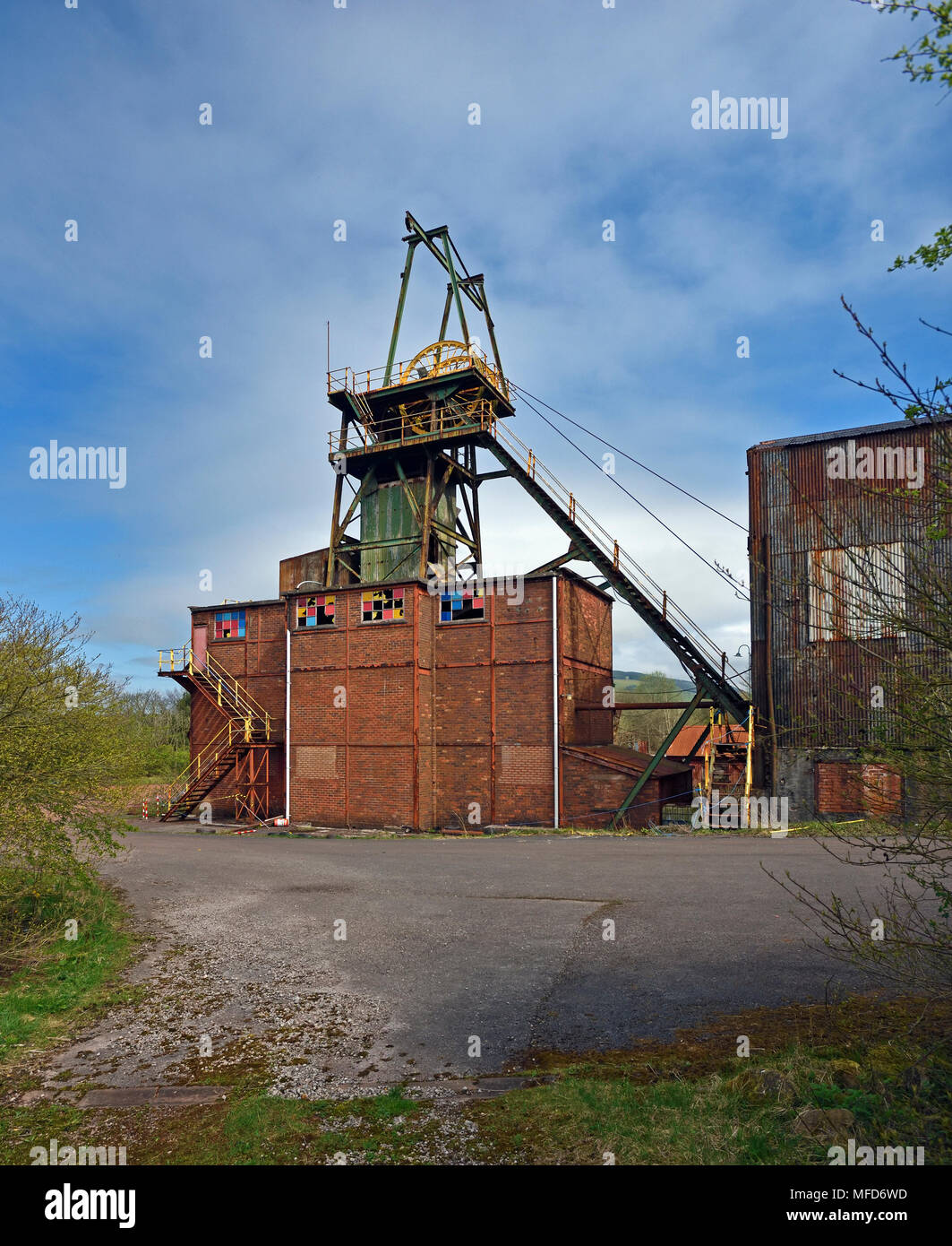 Florenz Mine Gebäude. Egremont, Cumbria, England, Vereinigtes Königreich, Europa. Stockfoto