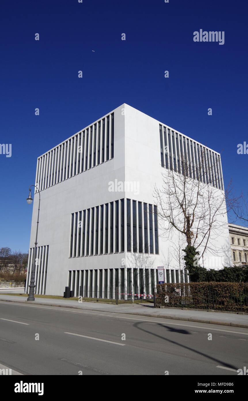 München Dokumentationszentrum für die Geschichte des Nationalsozialismus, ein Museum dokumentiert die Geschichte des NS-Regimes in Deutschland Stockfoto