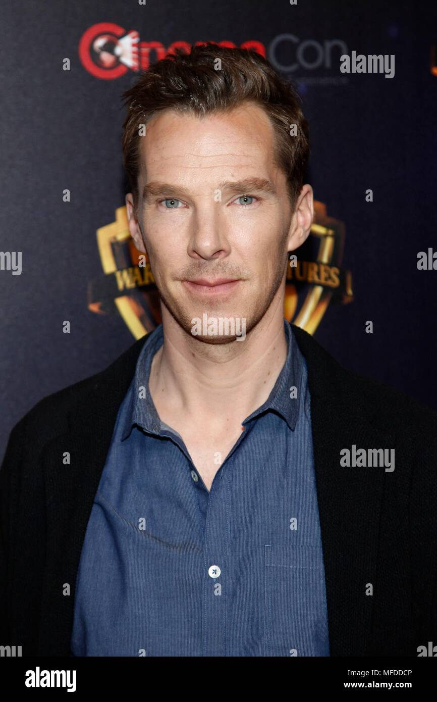 Benedict Cumberbatch anwesend für den Warner Bros.-Präsentation bei Cinemacon 2018, Das Kolosseum im Caesars Palace, Las Vegas, NV, 24. April 2018. Foto: JA/Everett Collection Stockfoto