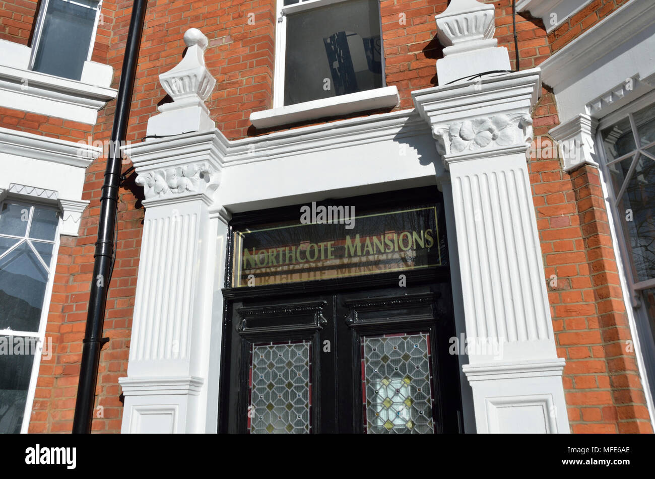 Northcote Villen in Hampstead, London, UK. Stockfoto
