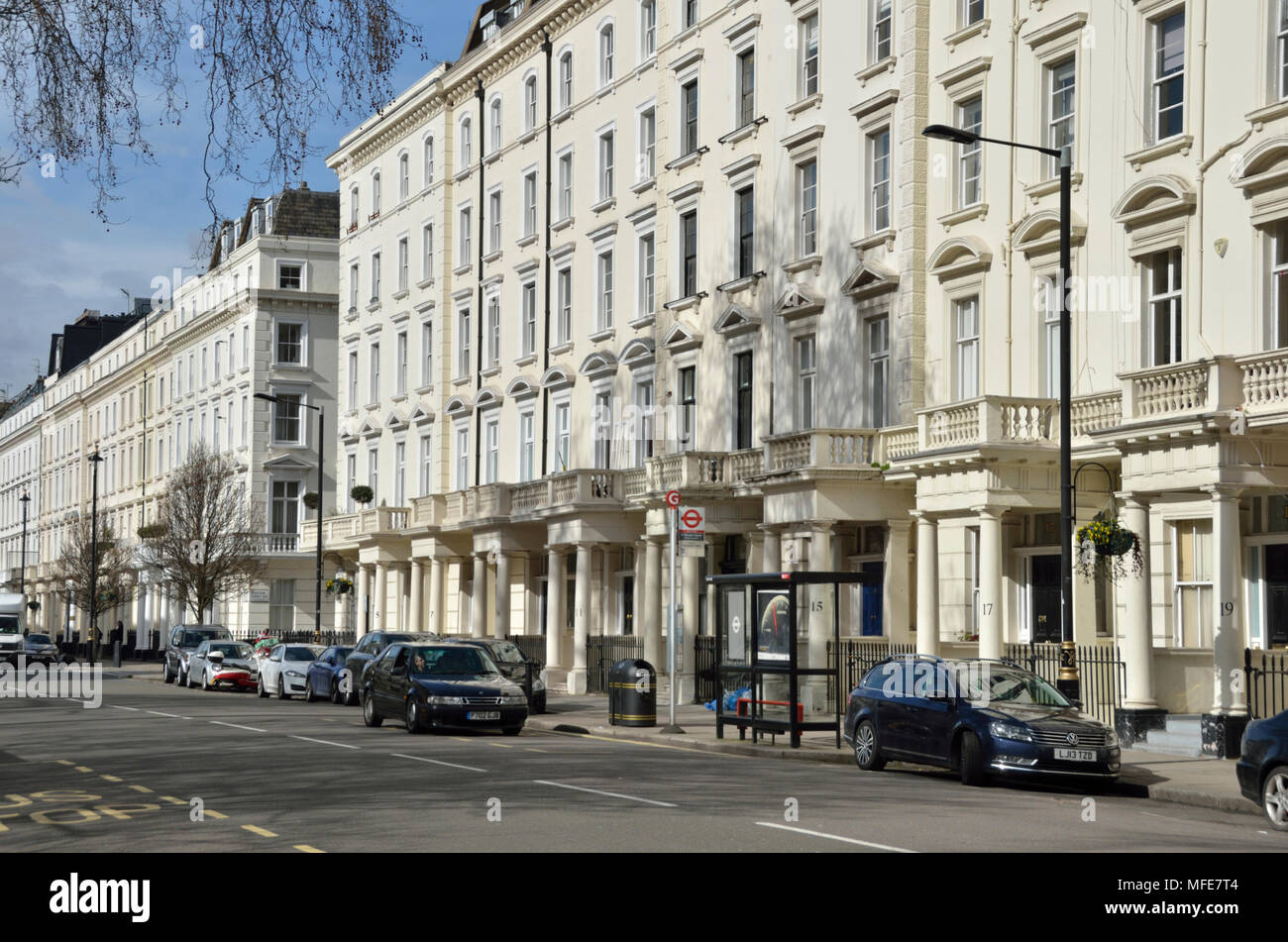 St George's Square SW1, Pimlico, London, UK. Stockfoto