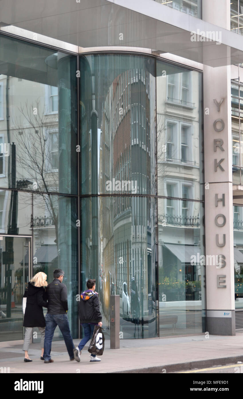 York House office Entwicklung in Seymour Street W1, Marble Arch, London, UK. Stockfoto
