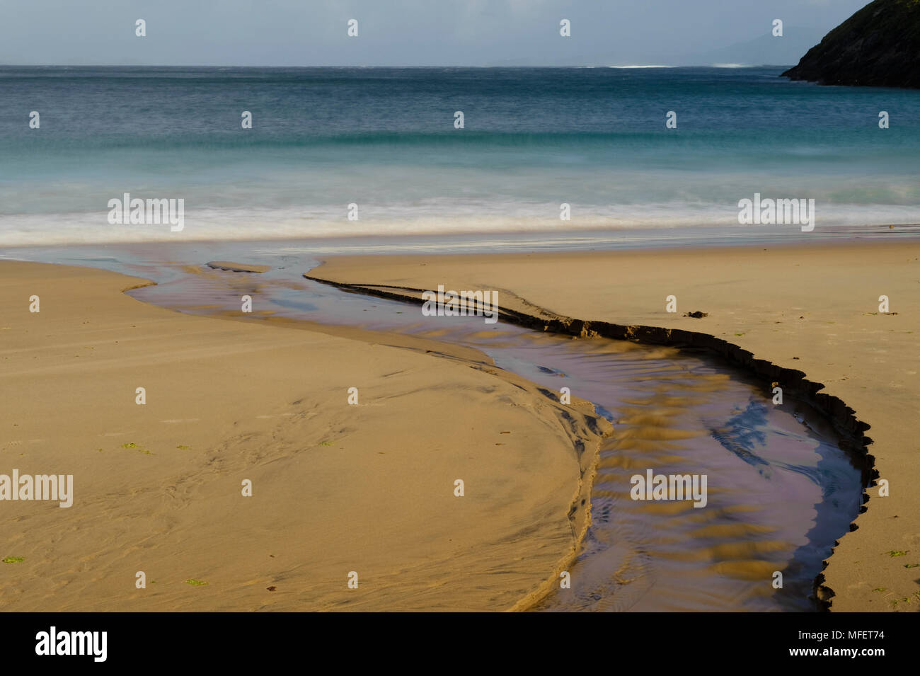 Keem Strand; auf Achill Island, County Mayo, Irland Stockfoto