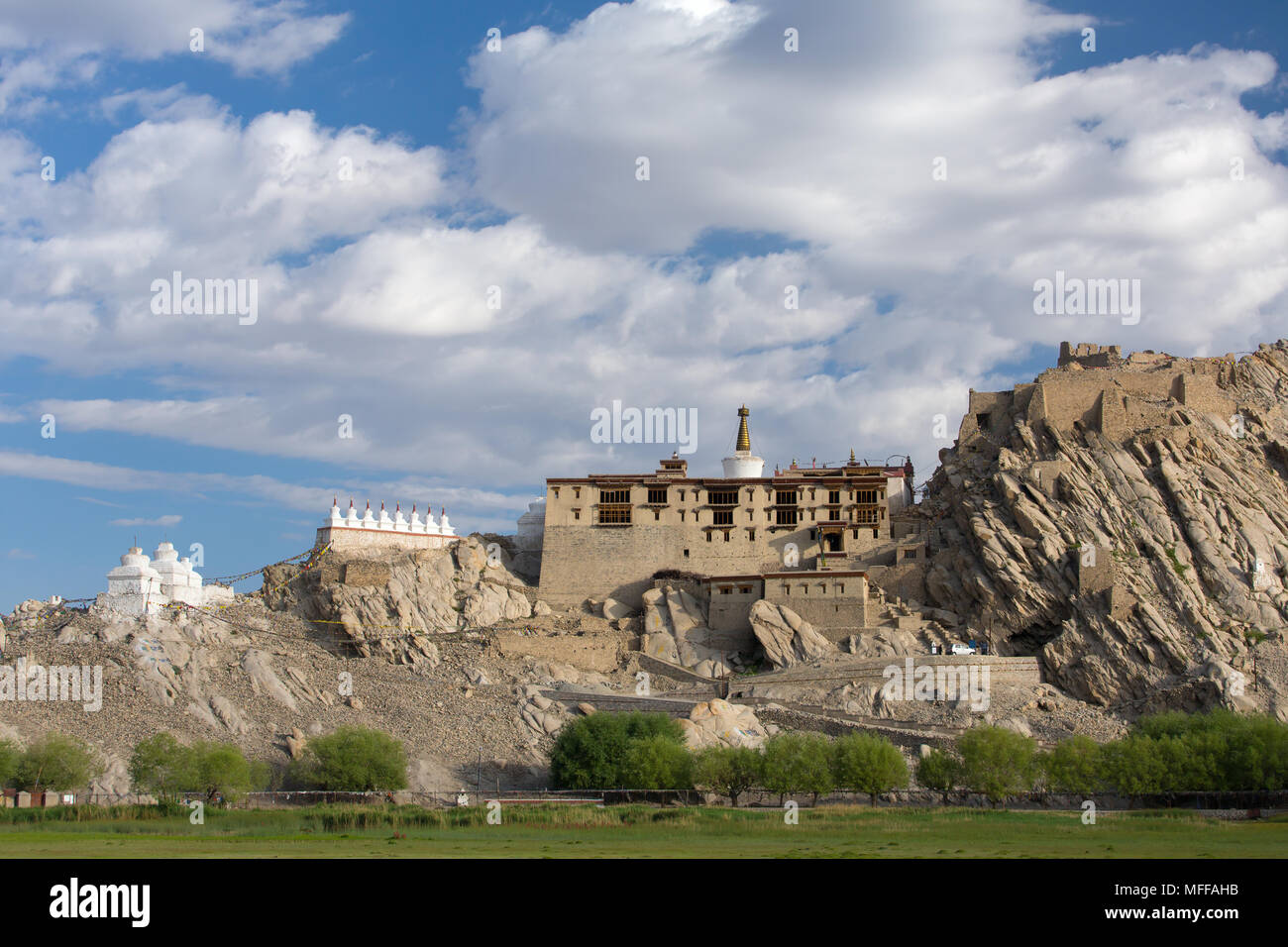 Shey Palast Komplex in Ladakh, Indien. Stockfoto