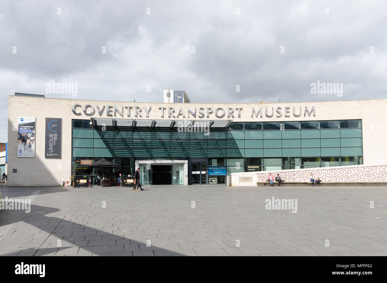 Coventry Transport Museum im Zentrum von Coventry, Großbritannien Stockfoto