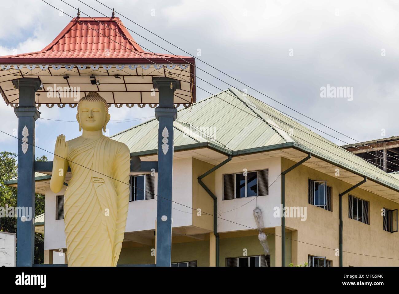 Buddha Statue in Kandy in Sri Lanka Stockfoto