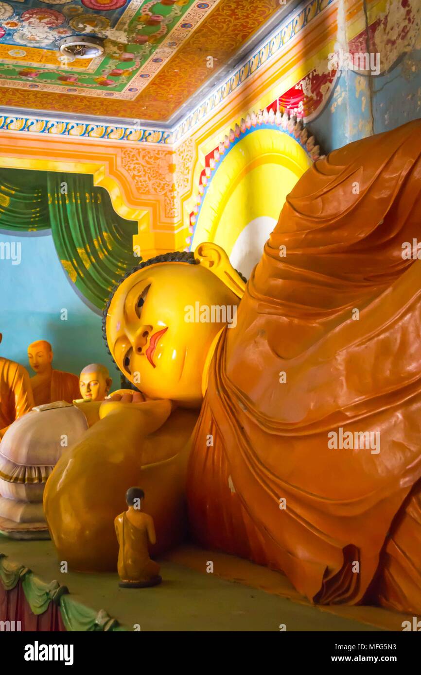 Buddha in Katunayake buddhistischen Tempel auf Sri Lanka Stockfoto