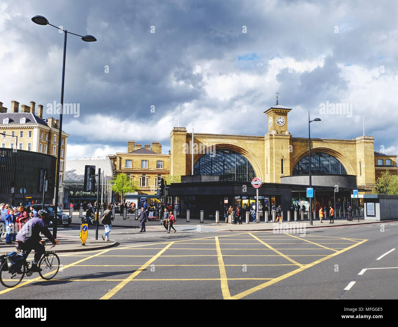 Kings Cross Bahnhof, London Stockfoto