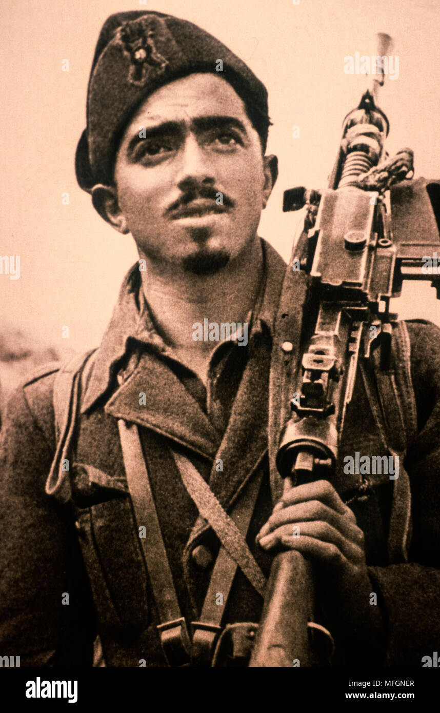 Italien - 8 Oktober, 1940 - Italiener in Griechenland Stockfoto