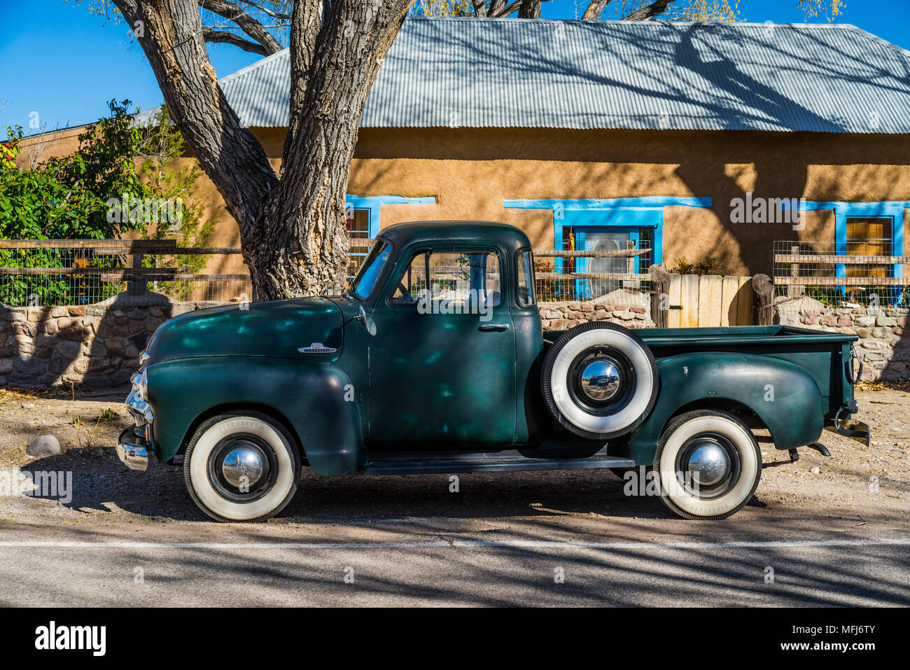 Chevy Pickup in New Mexico Stockfoto