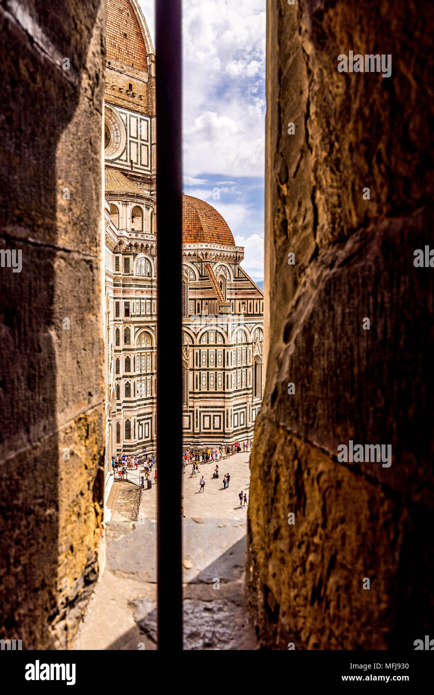 Florenz, Italien im Sommer. Stockfoto