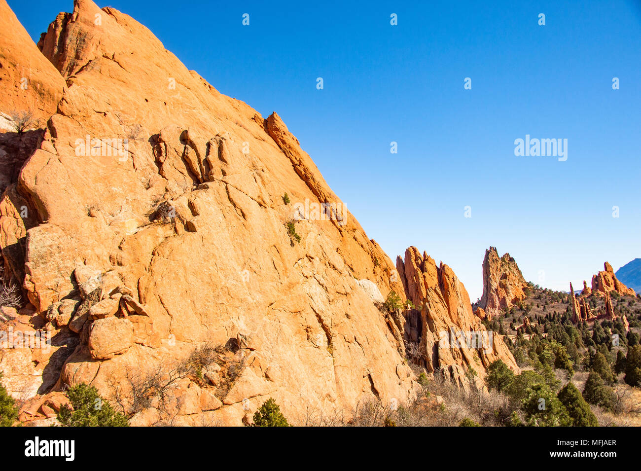 Kathedrale Tal an der Garten der Götter in Colorado Springs, Colorado, USA Stockfoto