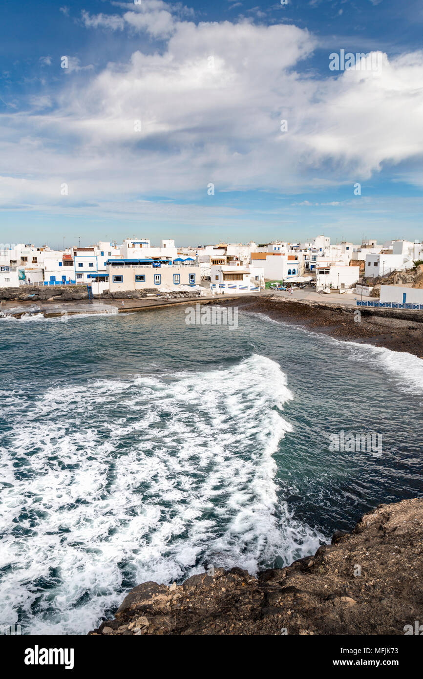 Die Altstadt von El Cotillo auf der Vulkaninsel Fuerteventura, Kanarische Inseln, Spanien, Atlantik, Europa Stockfoto