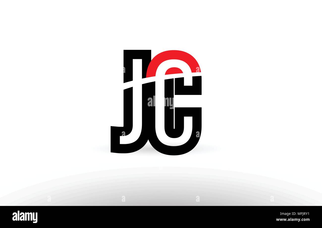 Schwarz Weiss Und Rot Buchstaben Jc J C Logo Kombination Design Geeignet Fur Ein Unternehmen Oder Ein Geschaft Stock Vektorgrafik Alamy