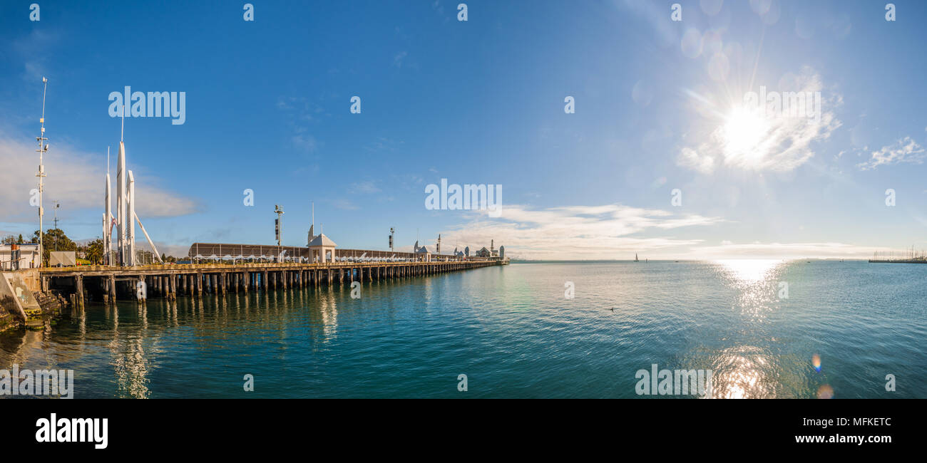 Cunningham Pier, Geelong, Victoria, Australien. Stockfoto