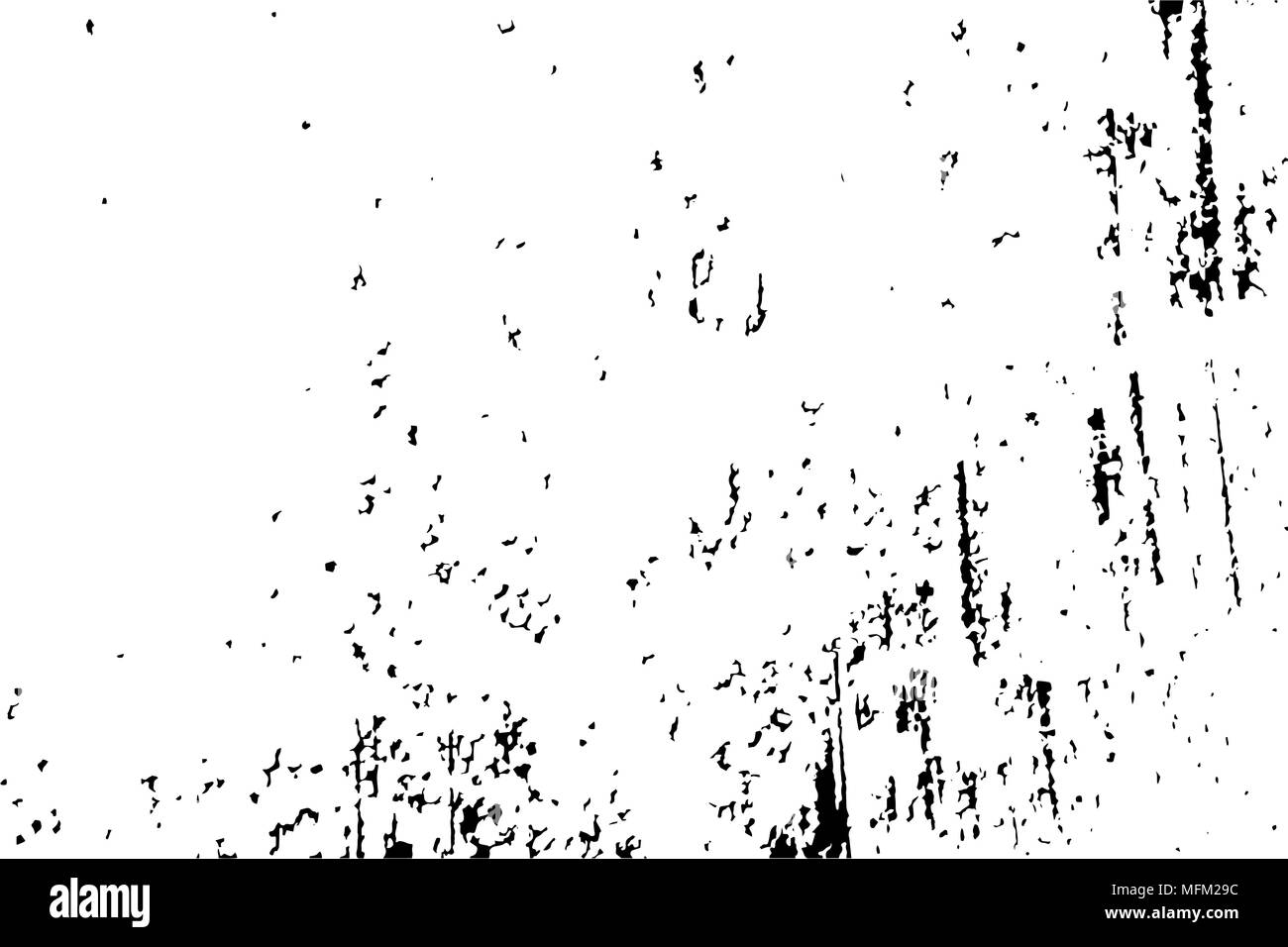 Schaumstoff dot und Getreide Hintergrund. Schwarze und weiße Vektor Textur Vorlage für Overlay Artwork. Stock Vektor