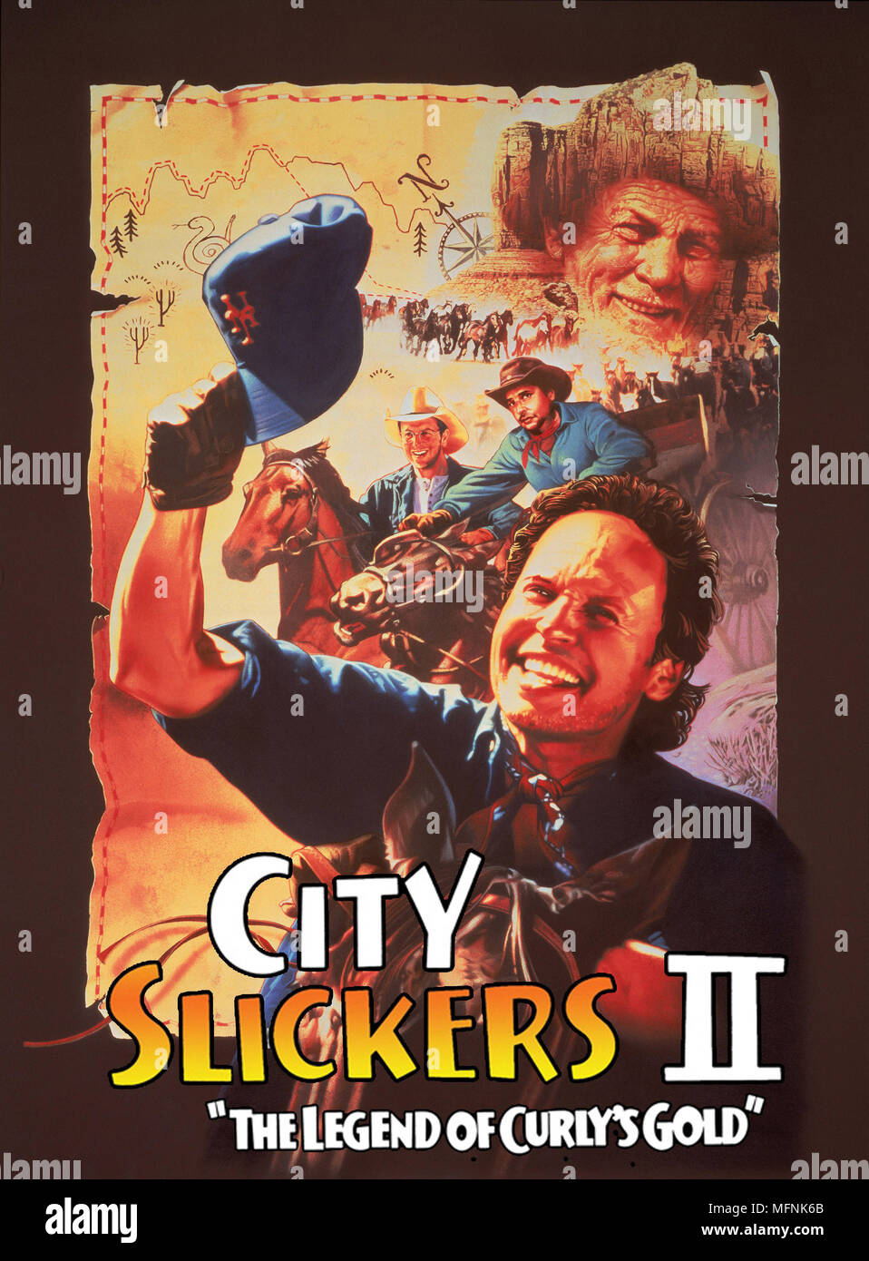 L'Or de Curly City Slickers II: Die Legende der Curlys Gold USA Regie: Paul Weiland Filmplakat (USA) Stockfoto