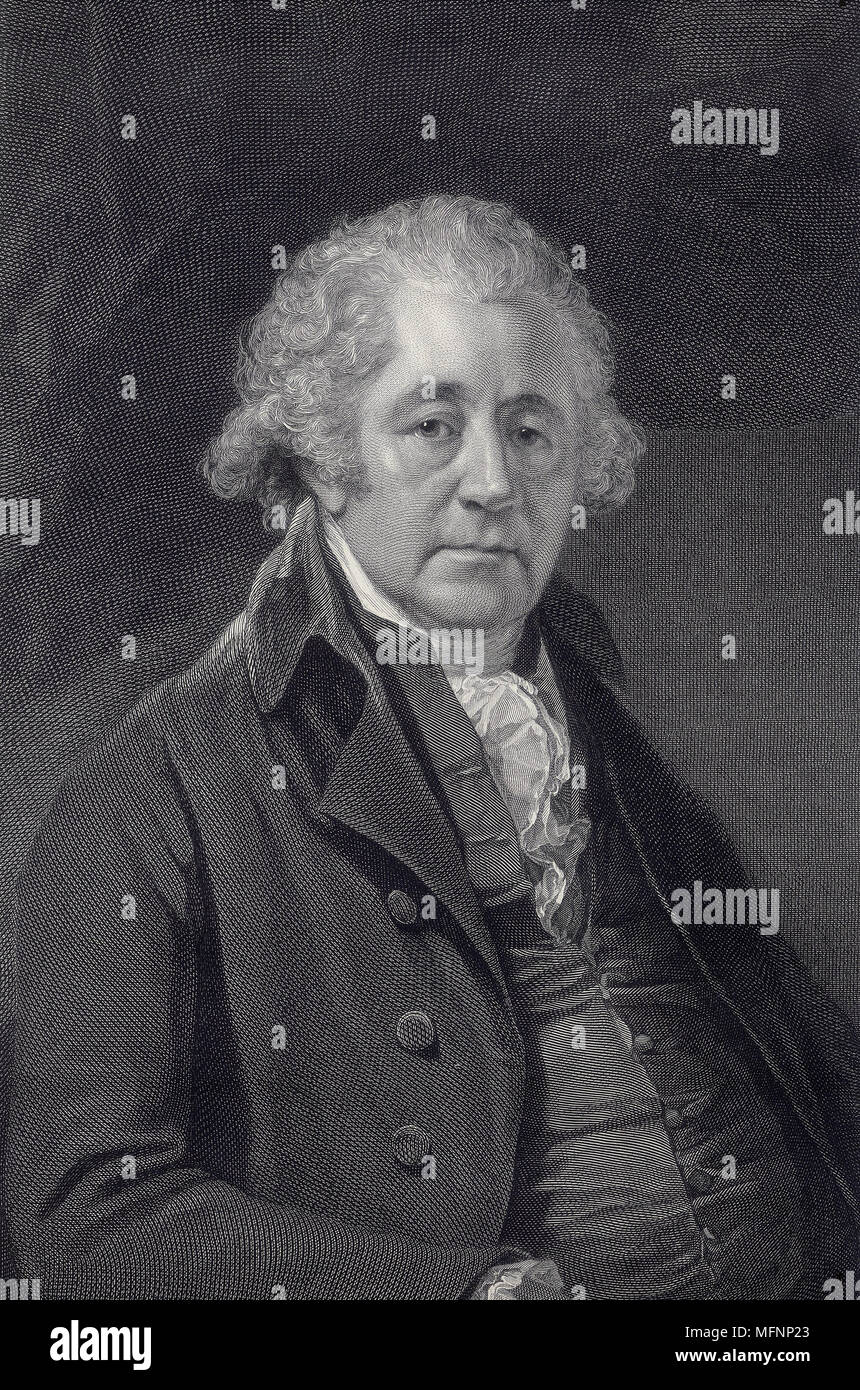 Matthew Boulton (1728-1809). Englischer industrieller. Partner von James Watt. Gravur nach Porträt von Beechy Stockfoto