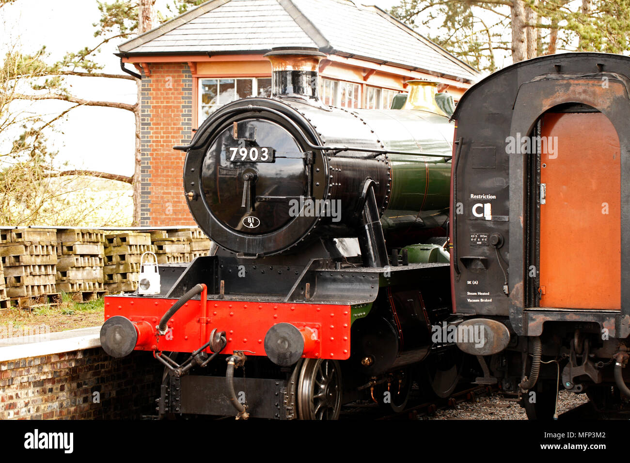 Gloucestershire und Warwickshire Steam Railway Sammlung. Stockfoto