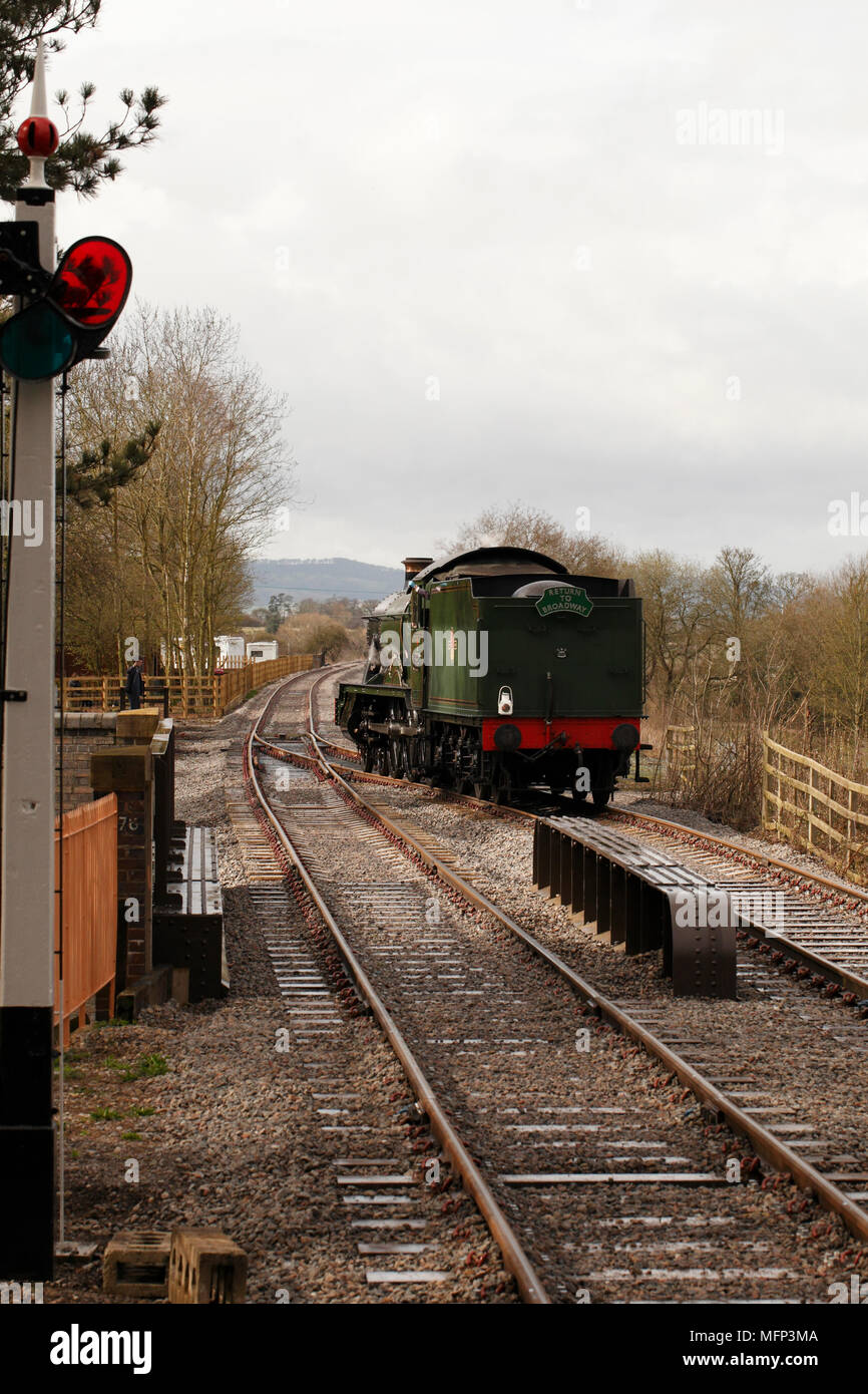 Gloucestershire und Warwickshire Steam Railway Sammlung. Stockfoto