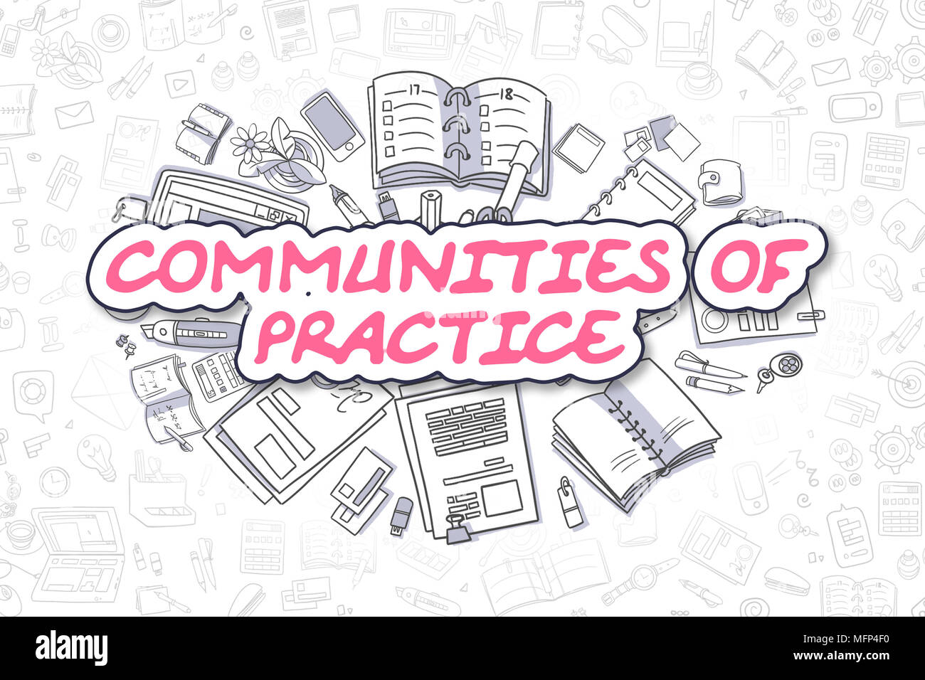 Communities Of Practice - Business-Konzept. Stockfoto