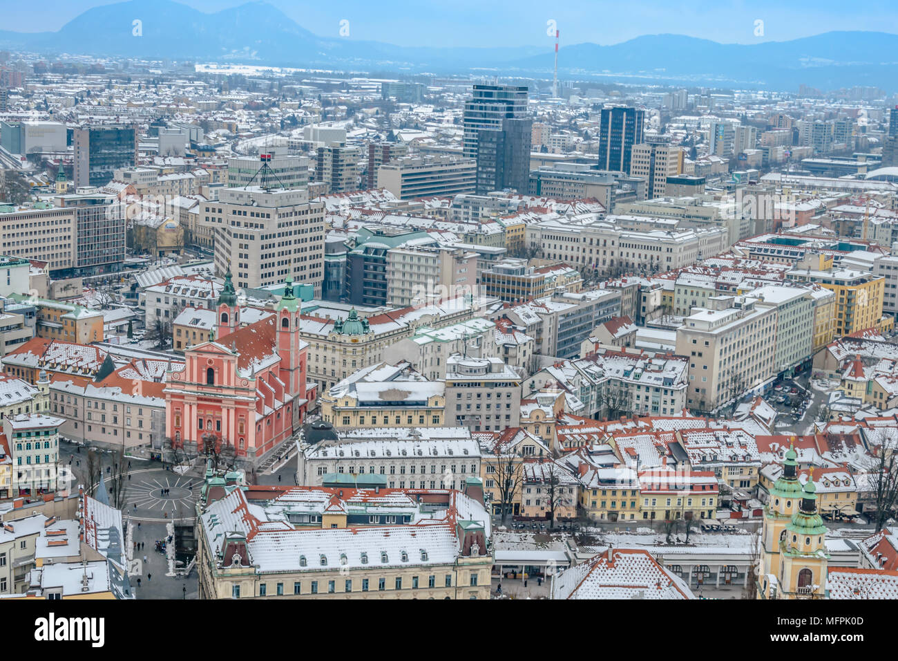 Ljubljana Stockfoto