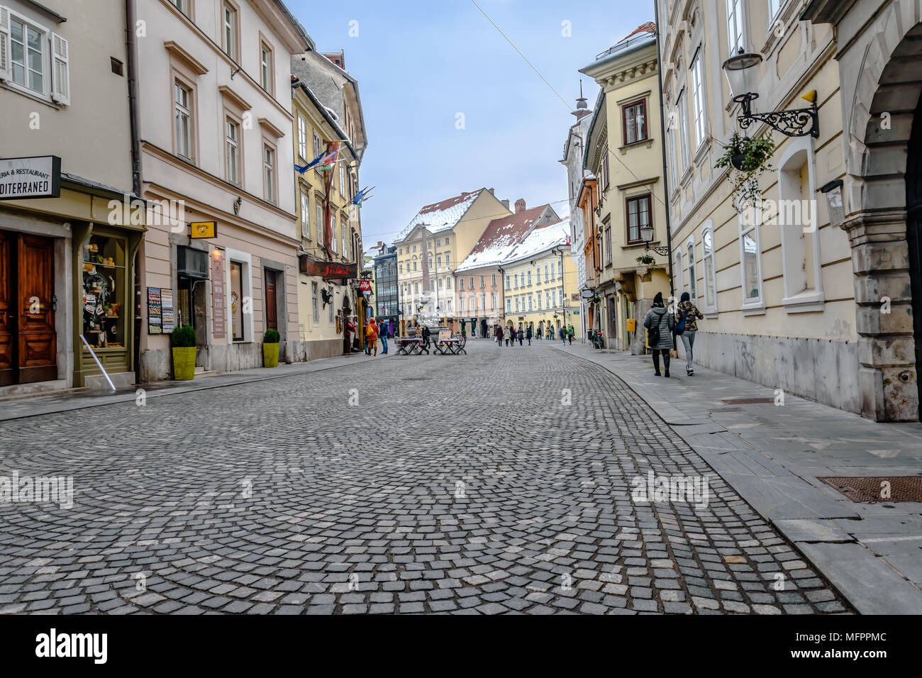 Cyril Methodius Square Stockfoto