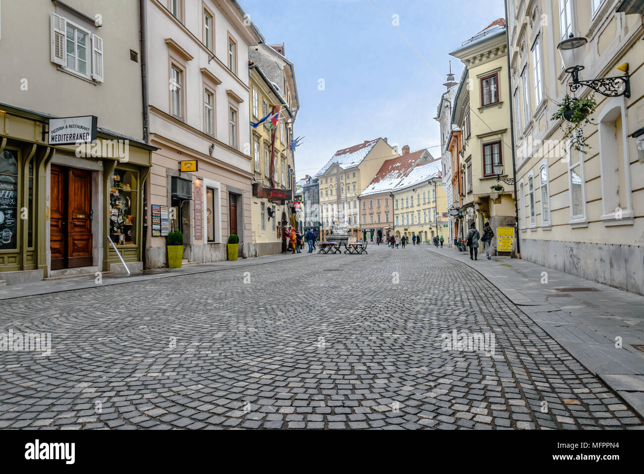 Cyril Methodius Square Stockfoto