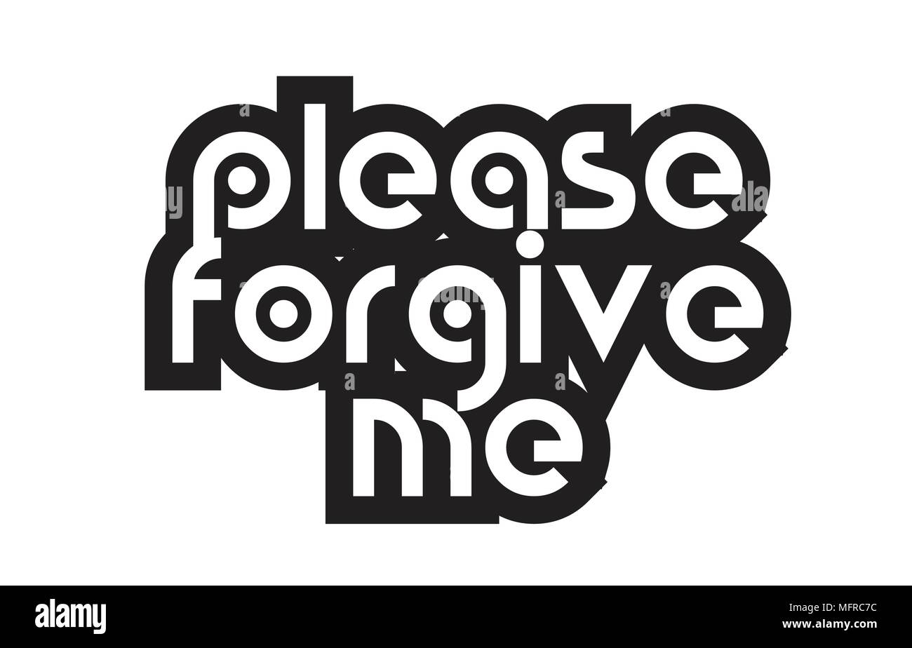 Bitte Verzeih Mir Ausgeschnittene Stockfotos Und Bilder Alamy