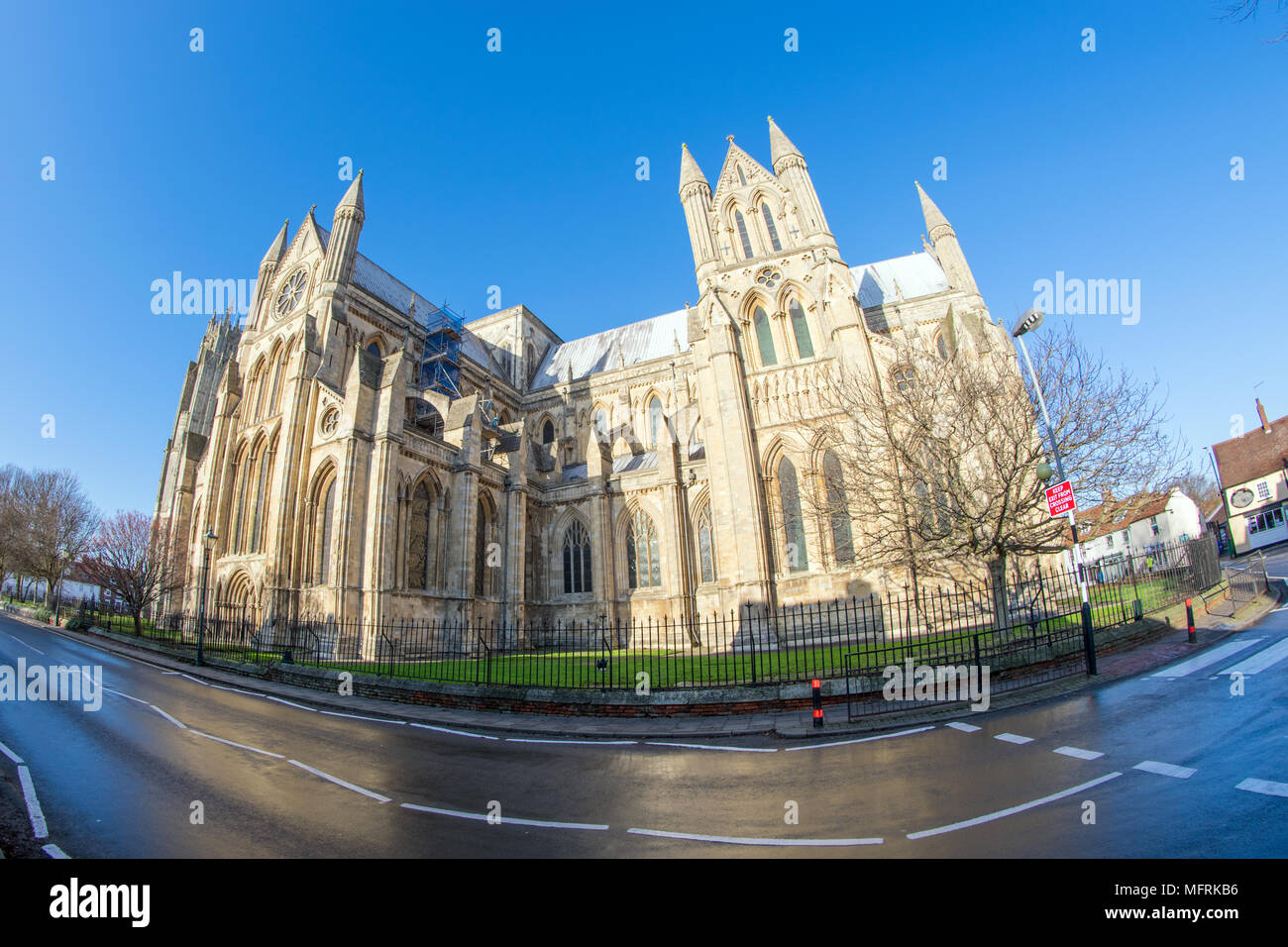 Beverley Minster - die größte britische Pfarrkirche Stockfoto