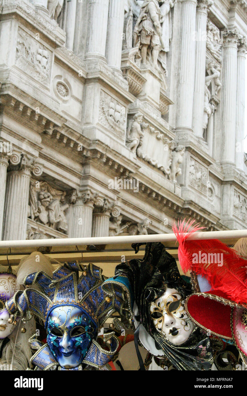 Venezianische Masken taditional Stockfoto