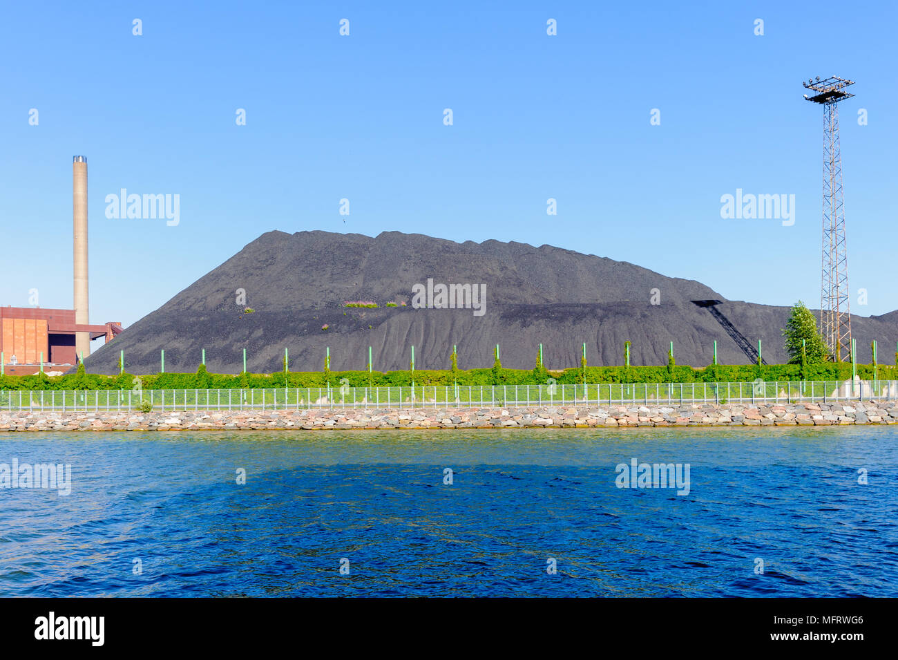 Wasserwelt in Helsinki, Finnland. Stockfoto