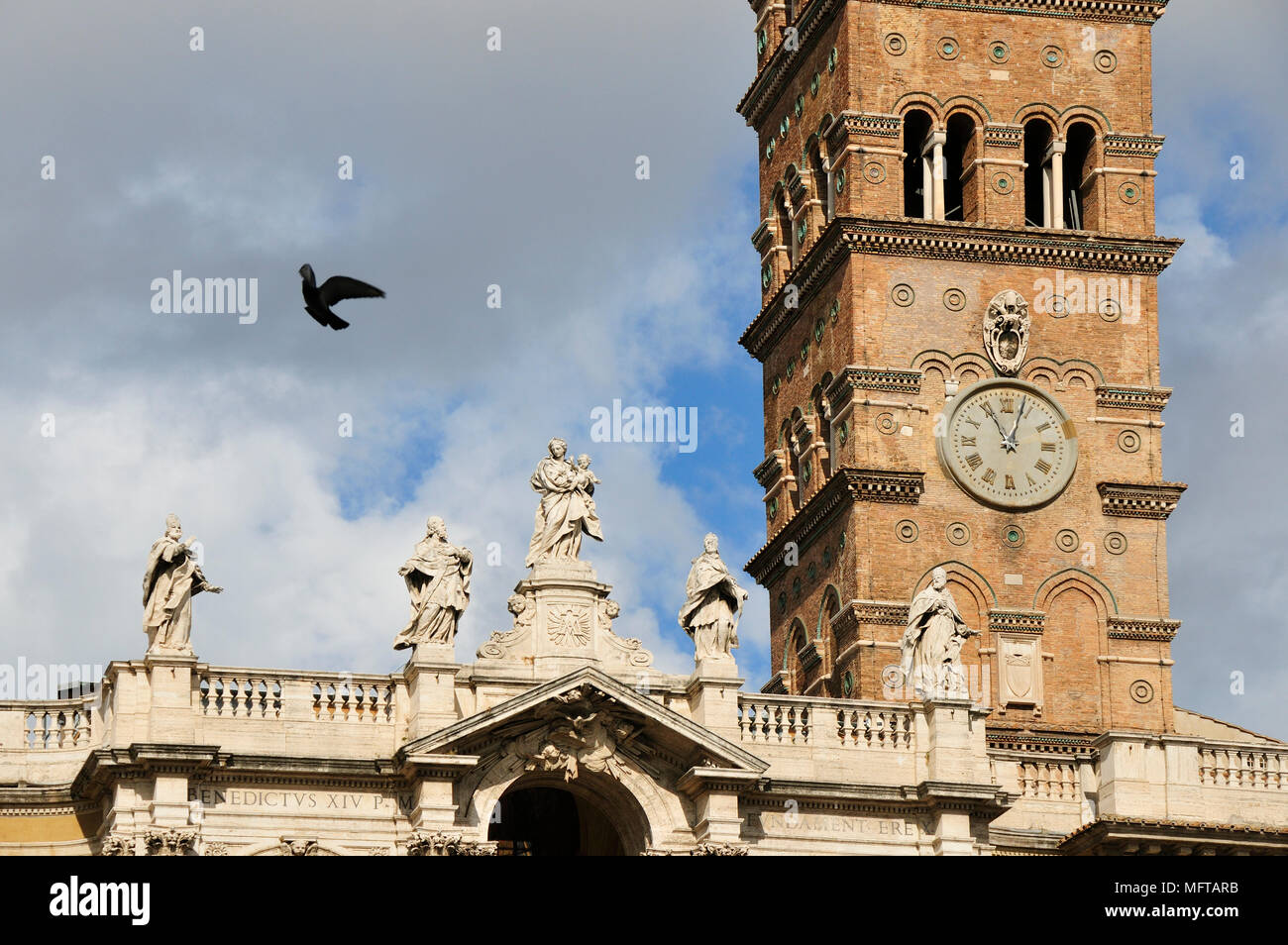 Kirche Santa Maria Maggiore. Rom, Italien Stockfoto