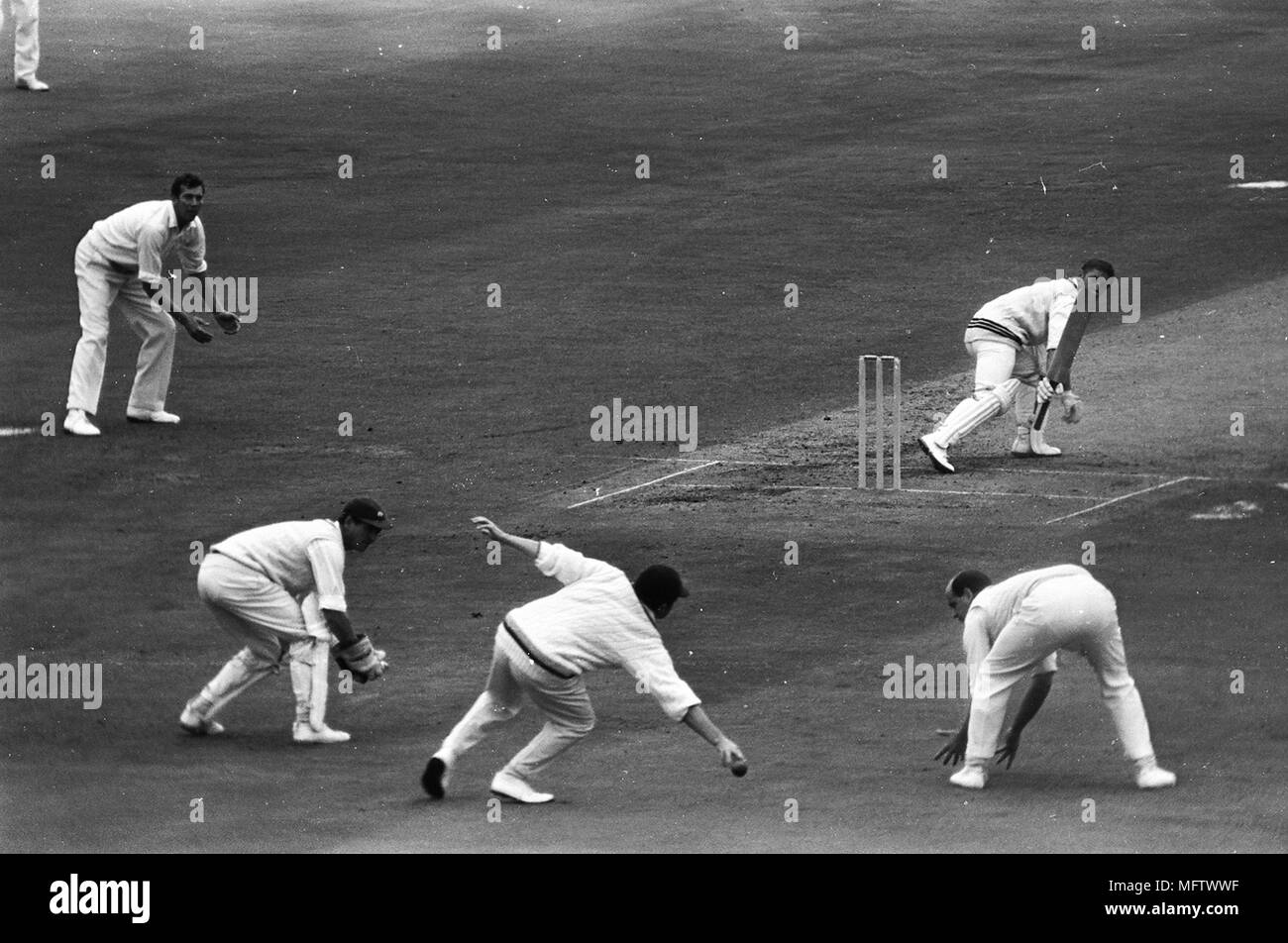 Yorkshire v Somerset Aug 1969 Stockfoto