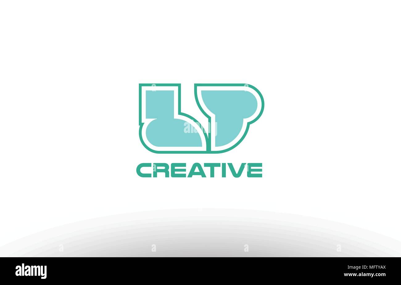 Gemeinsame joined Brief schreiben Kombination grün Pastell Alphabet lt l t-logo Icon Design Company Stock Vektor